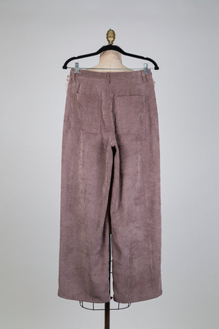 Pantalon corduroy rose thé apaisant (4-14)