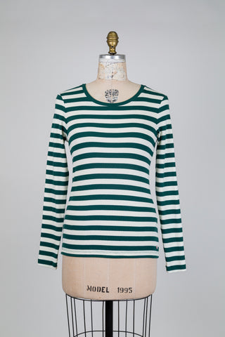 Green and cream sailor sweater (SML)