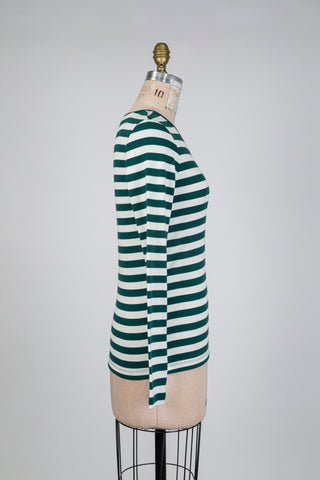Green and cream sailor sweater (SML)