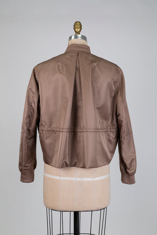 Bomber brun café latté multi-poches (8)