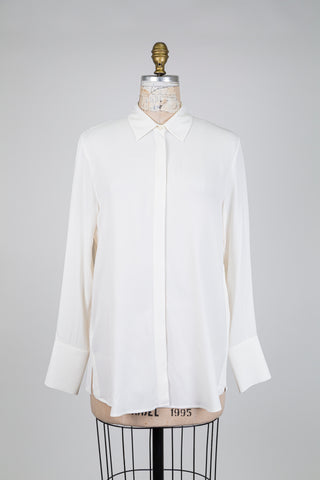 Silky cream blouse (6+14)