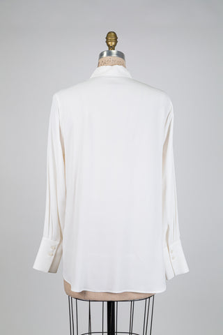 Chemisier crème soyeux (6+14)