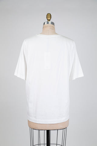 Stylish white dog t-shirt (14+16)