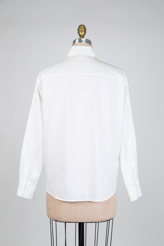 Chemisier blanc à cravate amovible (6-10-12)