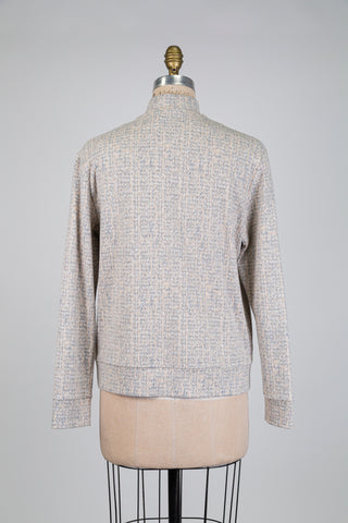 Veste sport chic à galons crème (6)