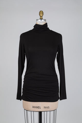 Chandail tunique à col roulé (S)