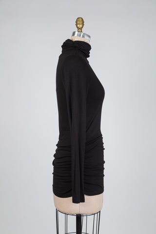 Chandail tunique à col roulé (S)