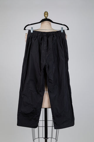 Pantalon noir effet parachute (S)