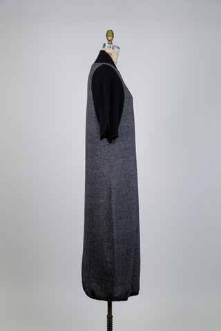 Robe sport chic noir chiné (TU)