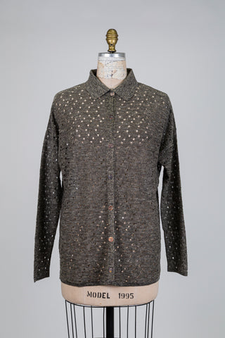 Bronze light drop blouse (OS)