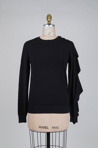 Black Diva sleeve sweater (One Size)