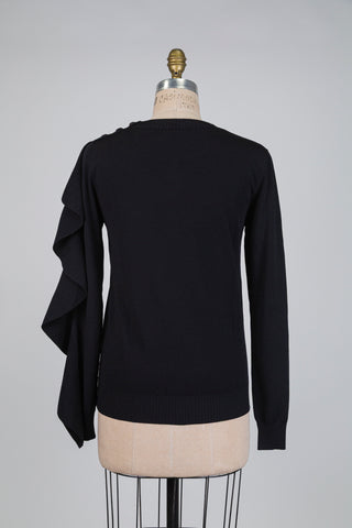 Black Diva sleeve sweater (One Size)