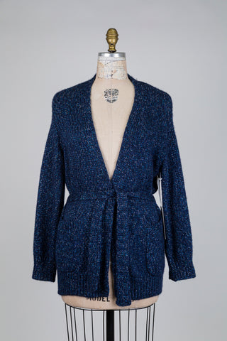 Navy knitted jacket (6)