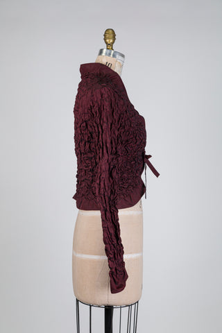 Veste Spencer "OLÉ" bordeaux PASIÓN (S)