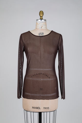 Chandail brun diaphane (6)