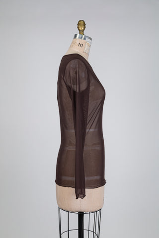 Chandail brun diaphane (6)