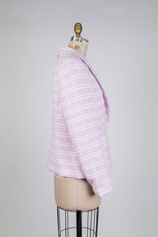 Blazer en tweed lilas pastel (12)