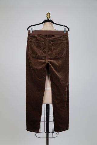 Pantalon legging en velours brun (XS+M)