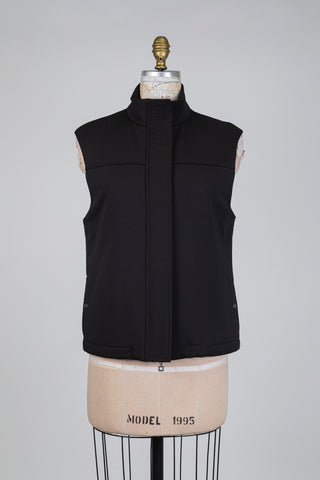 Soft black wool gabardine jacket (S+M)