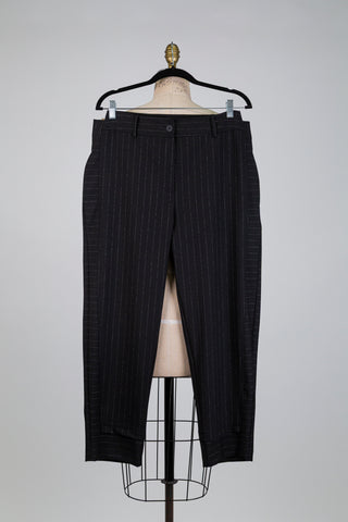 Double striped tailored trousers (L)
