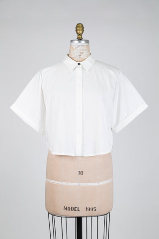 Chemisier blanc oversized (L+XL)