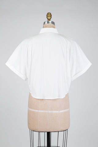 Chemisier blanc oversized (L+XL)