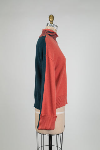 Chandail aux deux couleurs d'automne (S)