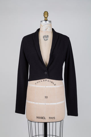 Veste spencer noire confo-chic (S)