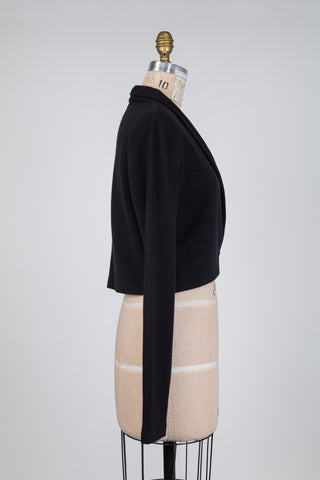 Comfort-chic black Spencer jacket (S)