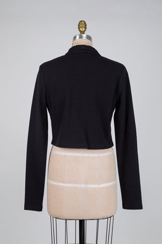 Comfort-chic black Spencer jacket (S)