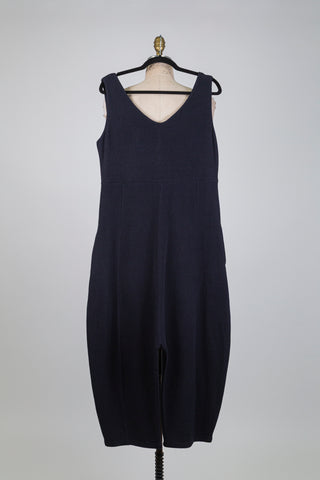 Sarouel jumpsuit, navy blue (M+)
