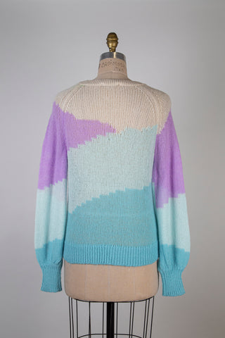Chandail à interstices colorés fraîcheur (S et M)