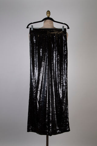 Black lamé lounge pants (6)