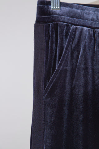 Sapphire moiré velvet jogger pants (8 and 12)