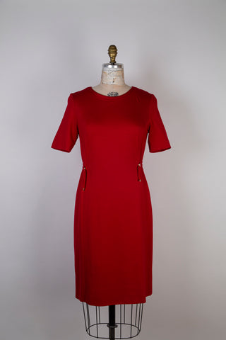 Robe ajustable rubis en Ponte di Roma (S et L)