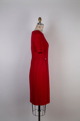 Robe ajustable rubis en Ponte di Roma (S et L)