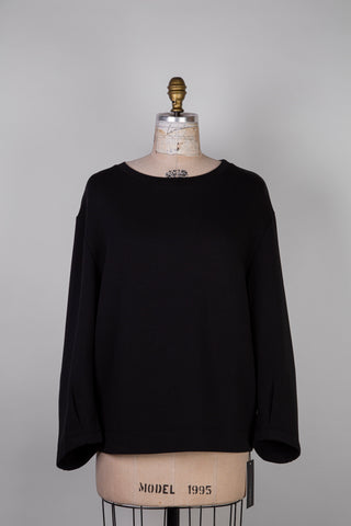 Black shell sweater (S and M)