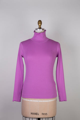 Lilac Double Turtleneck Sweater (S &amp; L)