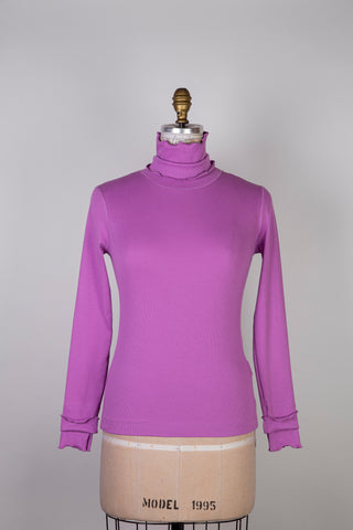 Lilac Double Turtleneck Sweater (S &amp; L)