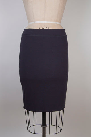 Blue/black cotton tube skirt (M and L)