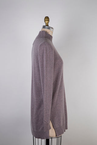 Heathered lilac knit sweater (XS and S)