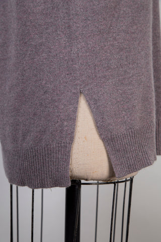 Heathered lilac knit sweater (XS and S)