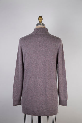 Heathered lilac knit sweater (XS and S)