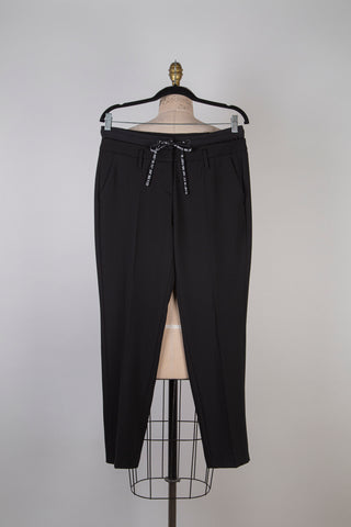 Pantalon DOUBLE TAILLE noir (8)