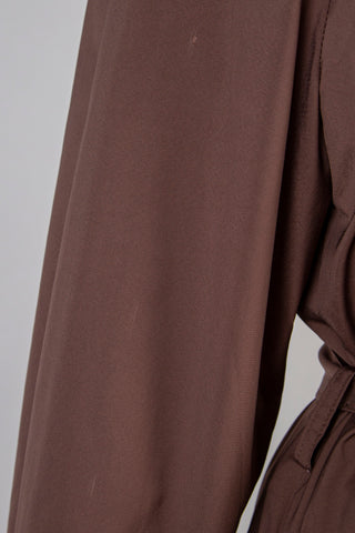 Trench-style jacket in iced cocoa weave (6)