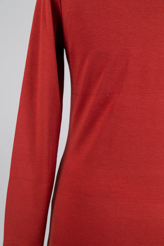 Tunique ajustée terra cotta (M)