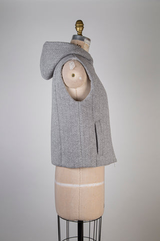 Veste doudoune grise réversible (6)