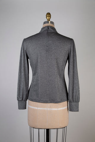 Silver Grey Ruched Top (6)