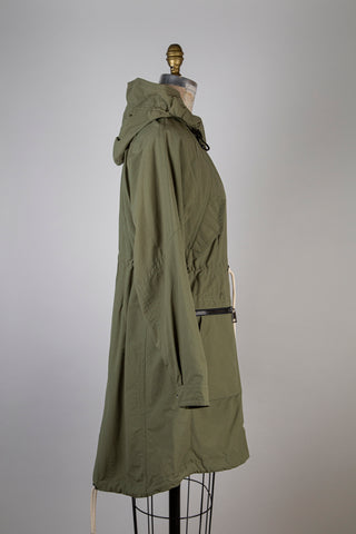 Manteau de mi-saison kaki (M)