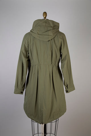 Manteau de mi-saison kaki (M)